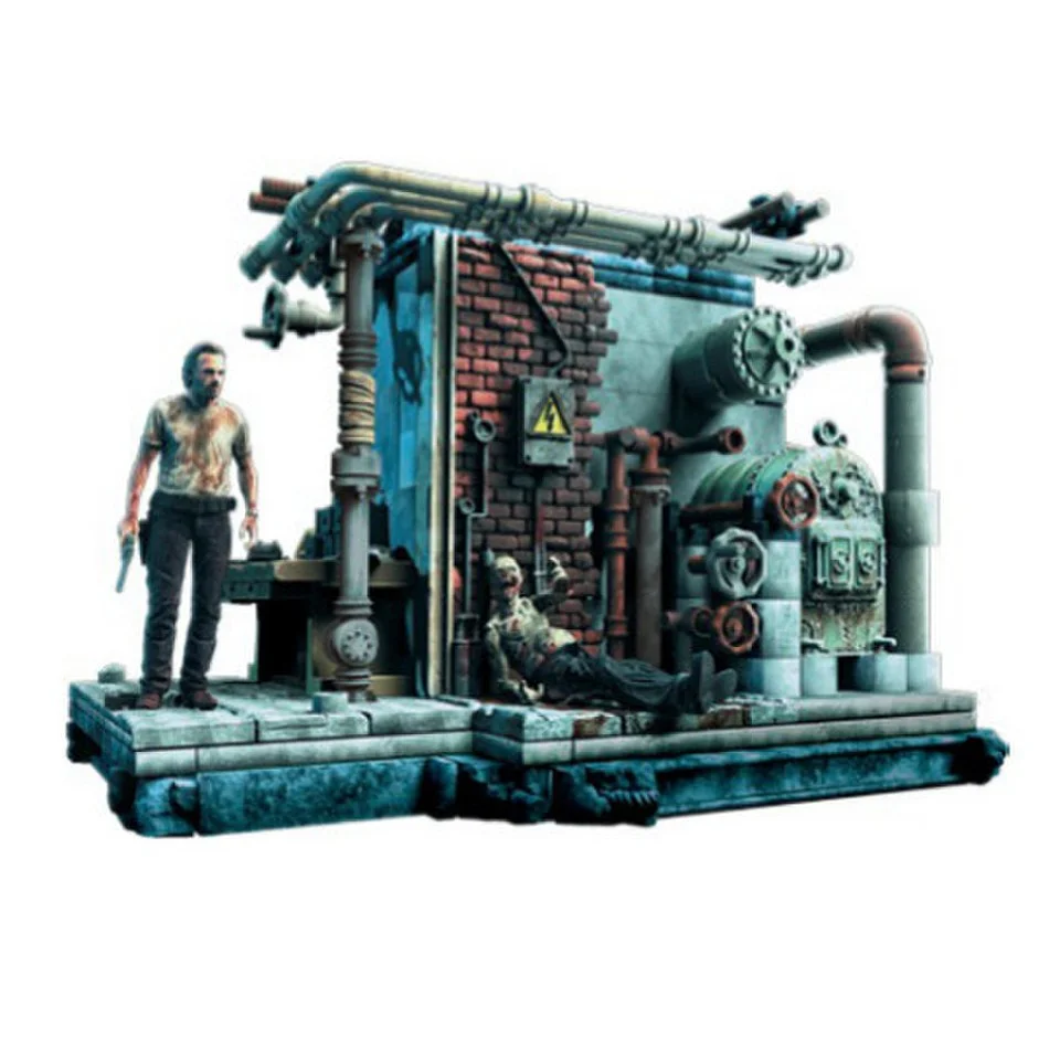 McFarlane The Walking Dead Prison Boiler Room Construction Set Bild 1
