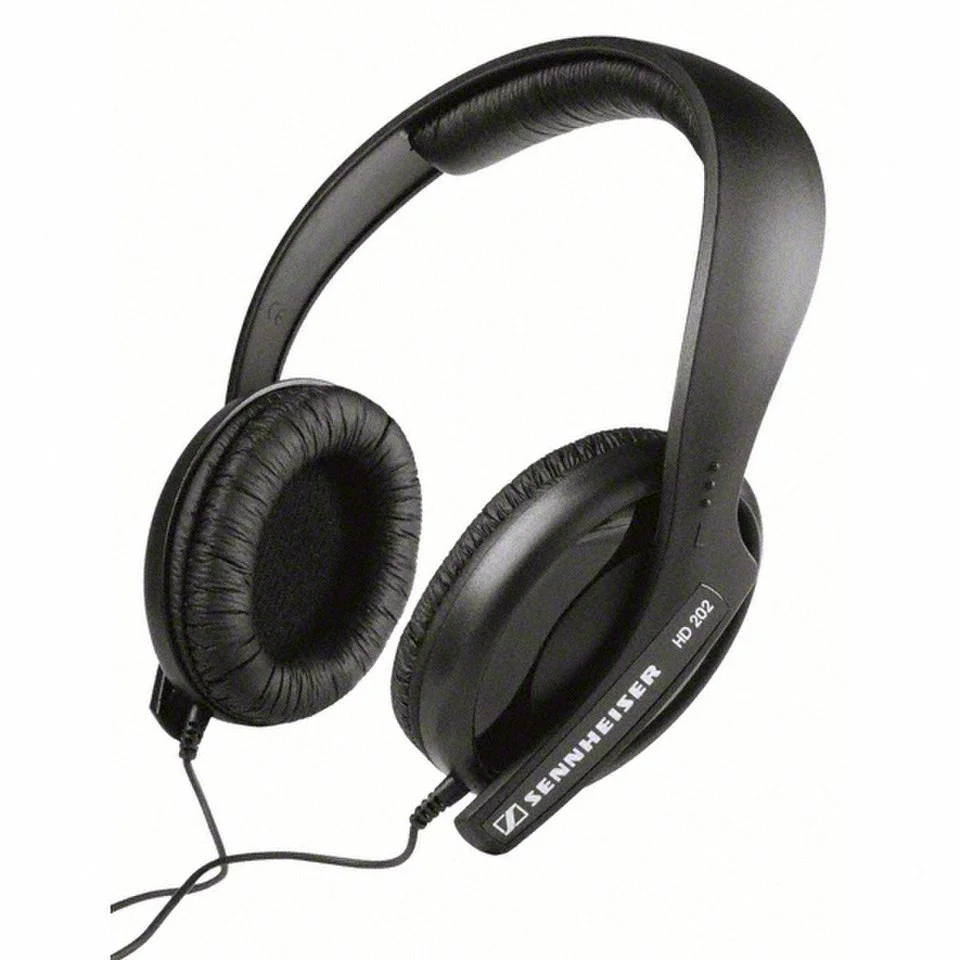 Sennheiser HD 202-II On-Ear Headphones - Black Bild 1