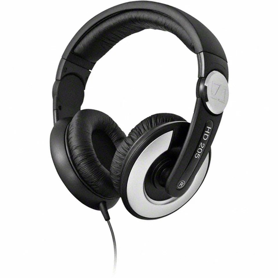 Sennheiser HD 205-II Over Ear Headphones - Black/Silver Bild 1