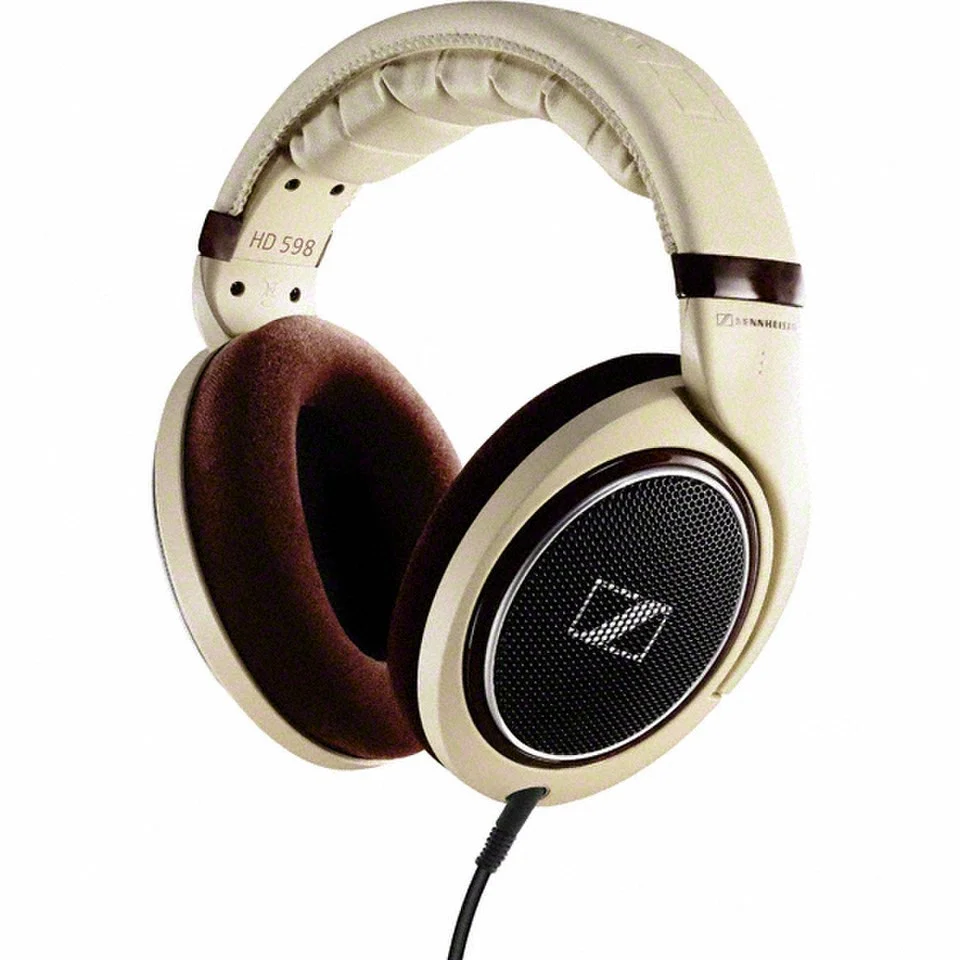 Sennheiser HD 598 Over Ear Headphones - Cream/Brown Bild 1