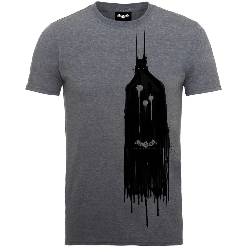DC Comics Batman Arkham Knight Ghost Herren T-Shirt - S - Grau Bild 1