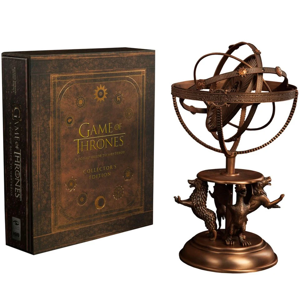 Sideshow Collectibles Game of Thrones Astrolabe Replica and Book Guide to Westeros Collector's Edition Bild 1