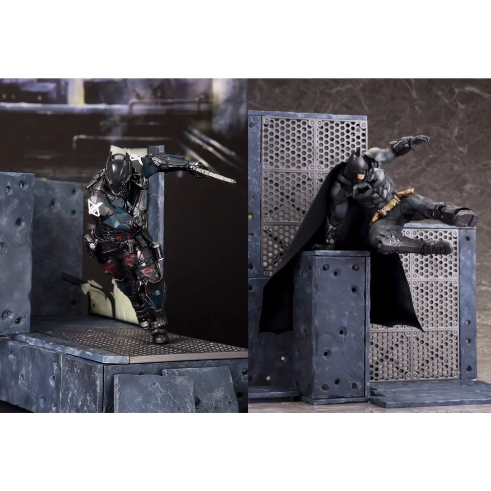 Kotobukiya DC Comics Batman Arkham Knight Batman and Arkham Knight 1:10 Scale ArtFX+ Statue Set Bild 1
