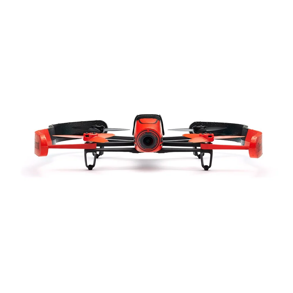 Parrot Bebop Drone and Skycontroller (Embedded GPS, 14MP Camera, 1080p HD Camcorder, 8GB Flash Storage) - Red Bild 1