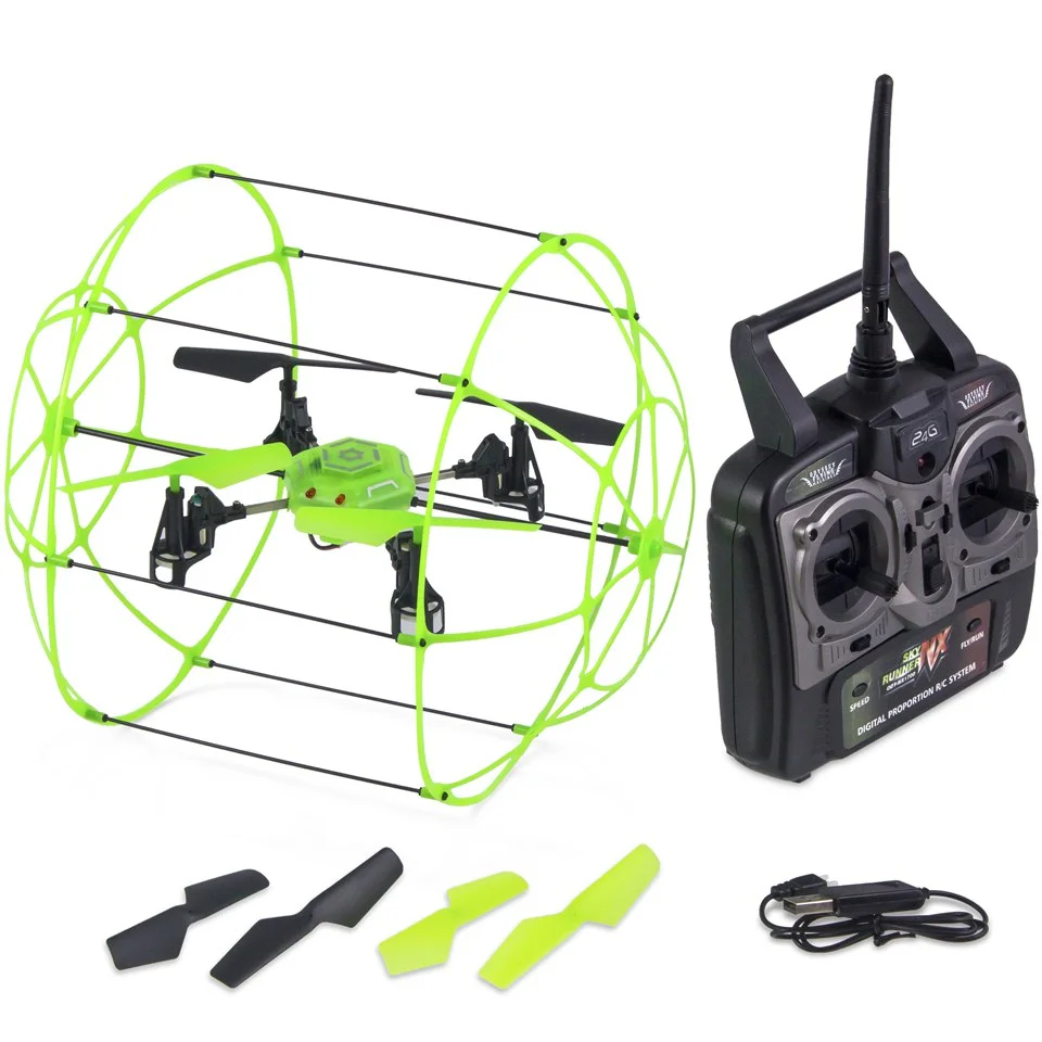 Odyssey Sky Runner 2.4GHz Remote Controlled Quadcopter - Green Bild 1