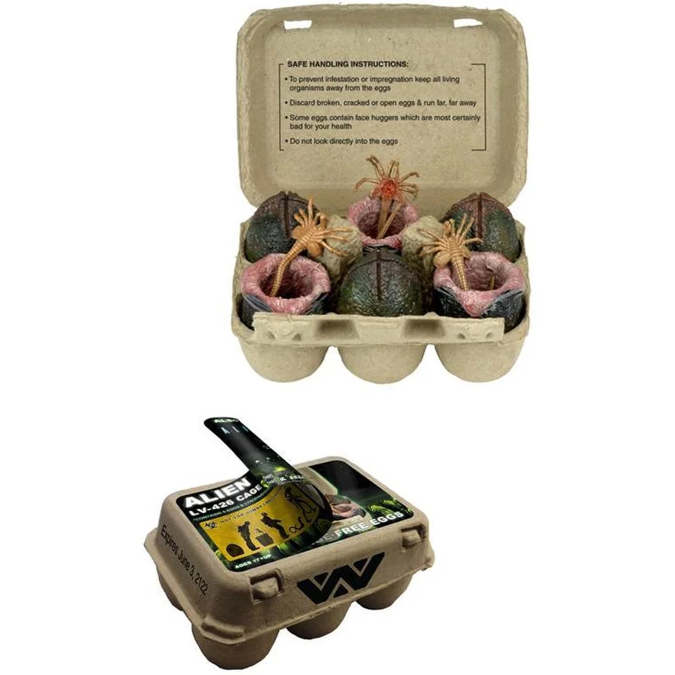 NECA Alien Xenomorph Egg Set In Collectible Carton Bild 1