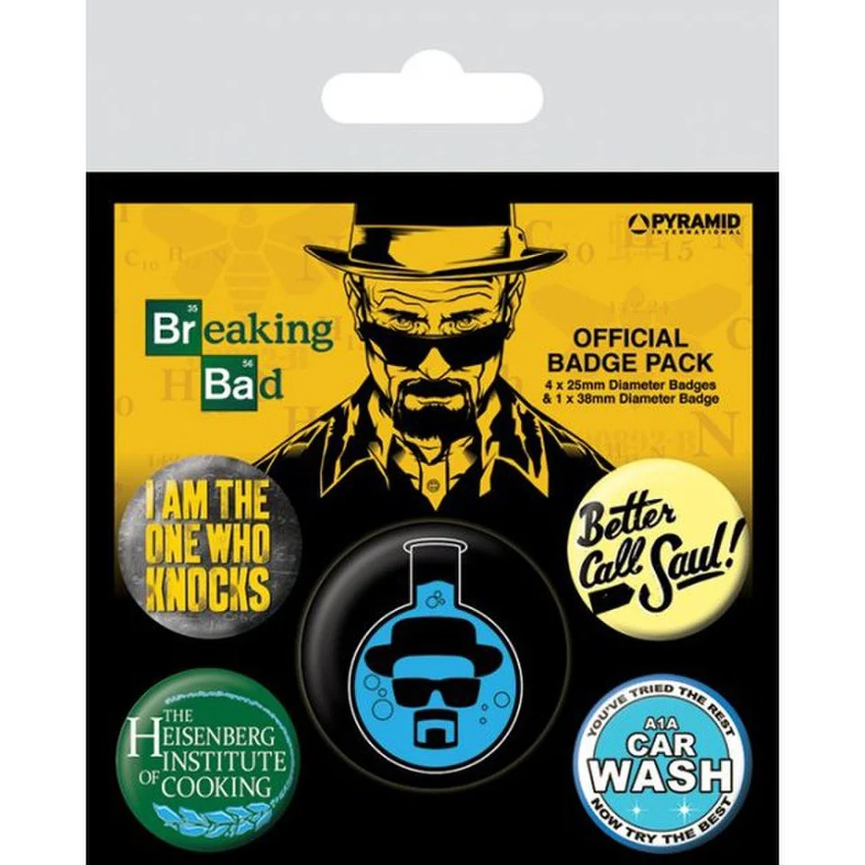 Breaking Bad Heisenberg Flask - Badge Pack Bild 1