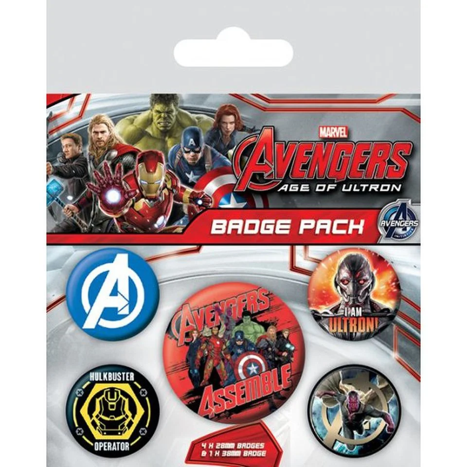 Marvel Avengers Age Of Ultron - Badge Pack Bild 1