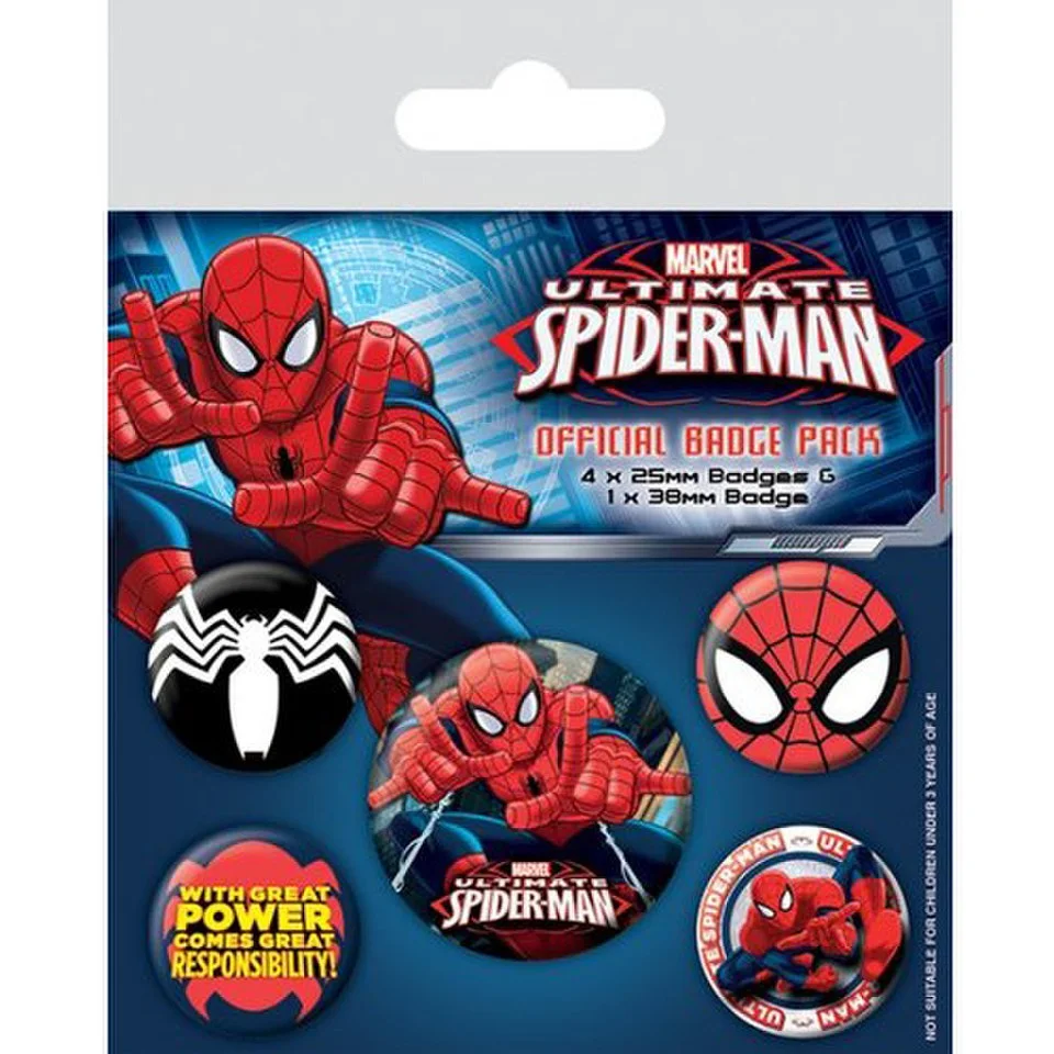 Marvel Ultimate Spider-Man - Badge Pack Bild 1