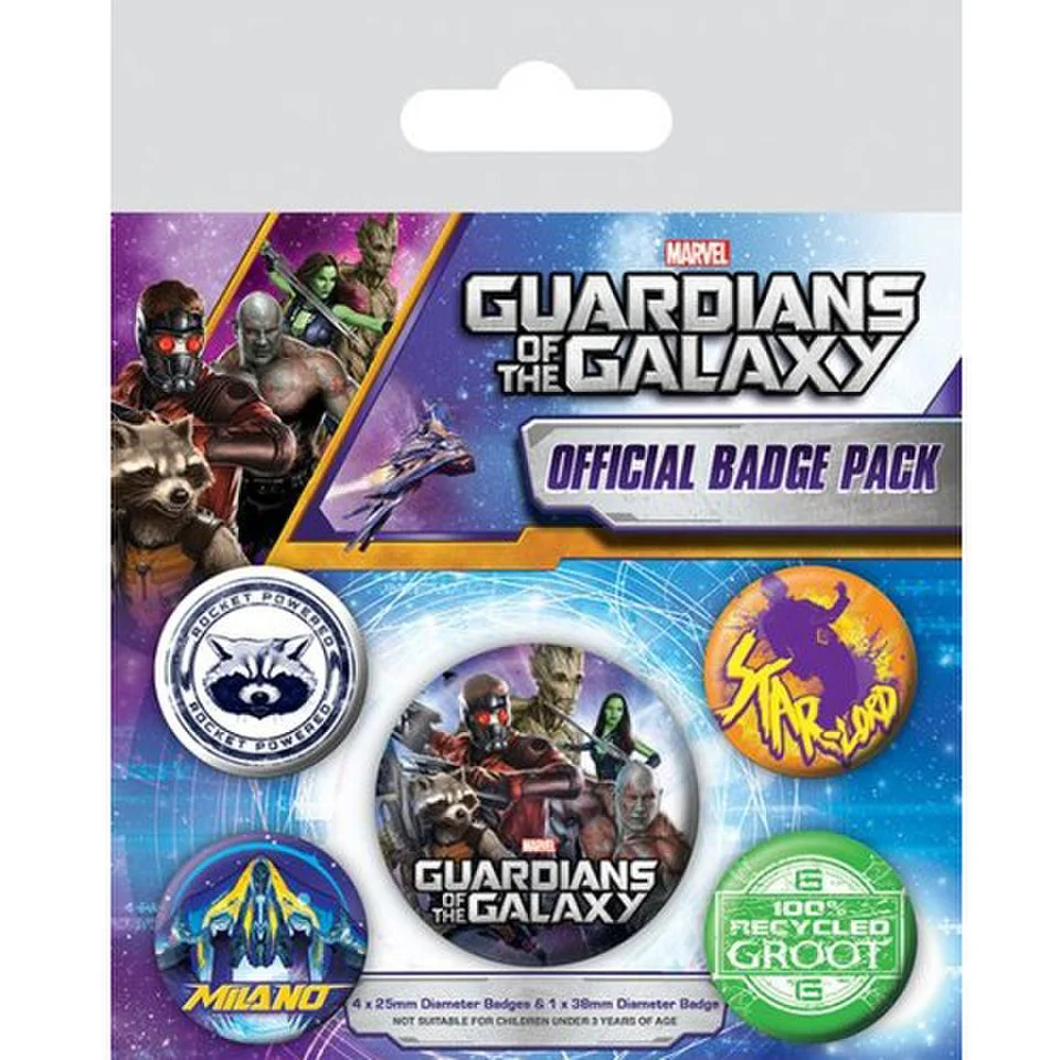 Marvel Guardians Of The Galaxy - Badge Pack Bild 1