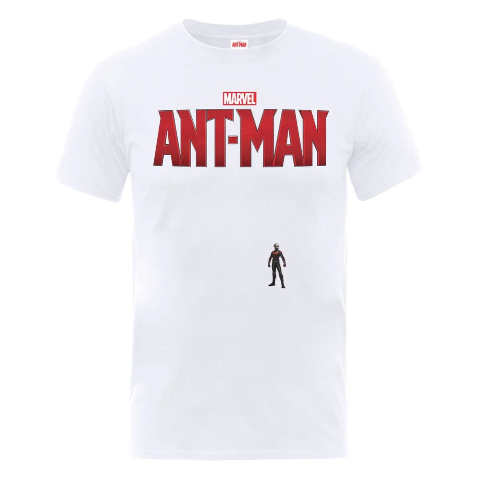 Marvel Men's Ant Man Tiny Ant Man T-Shirt - White - S - Weiß Bild 1