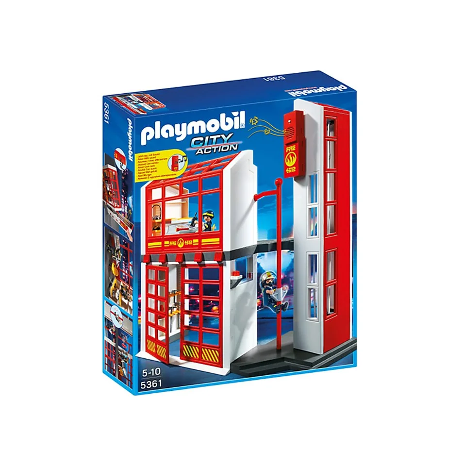 Playmobil feuerwehrstation-mit-alarm (5361) Bild 1