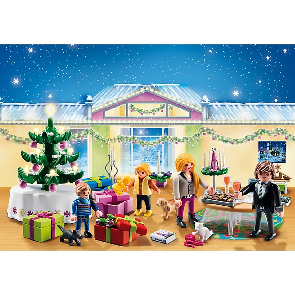 Playmobil Advent Calendar Christmas Room with Tree (5496) Bild 1