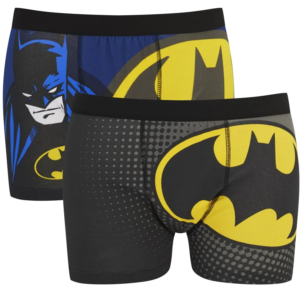 Batman Men's 2 Pack Boxers - Black - S - Schwarz Bild 1