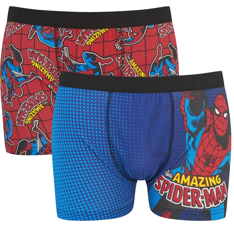 Spiderman Men's 2 Pack Boxers - Red - S - Rot Bild 1