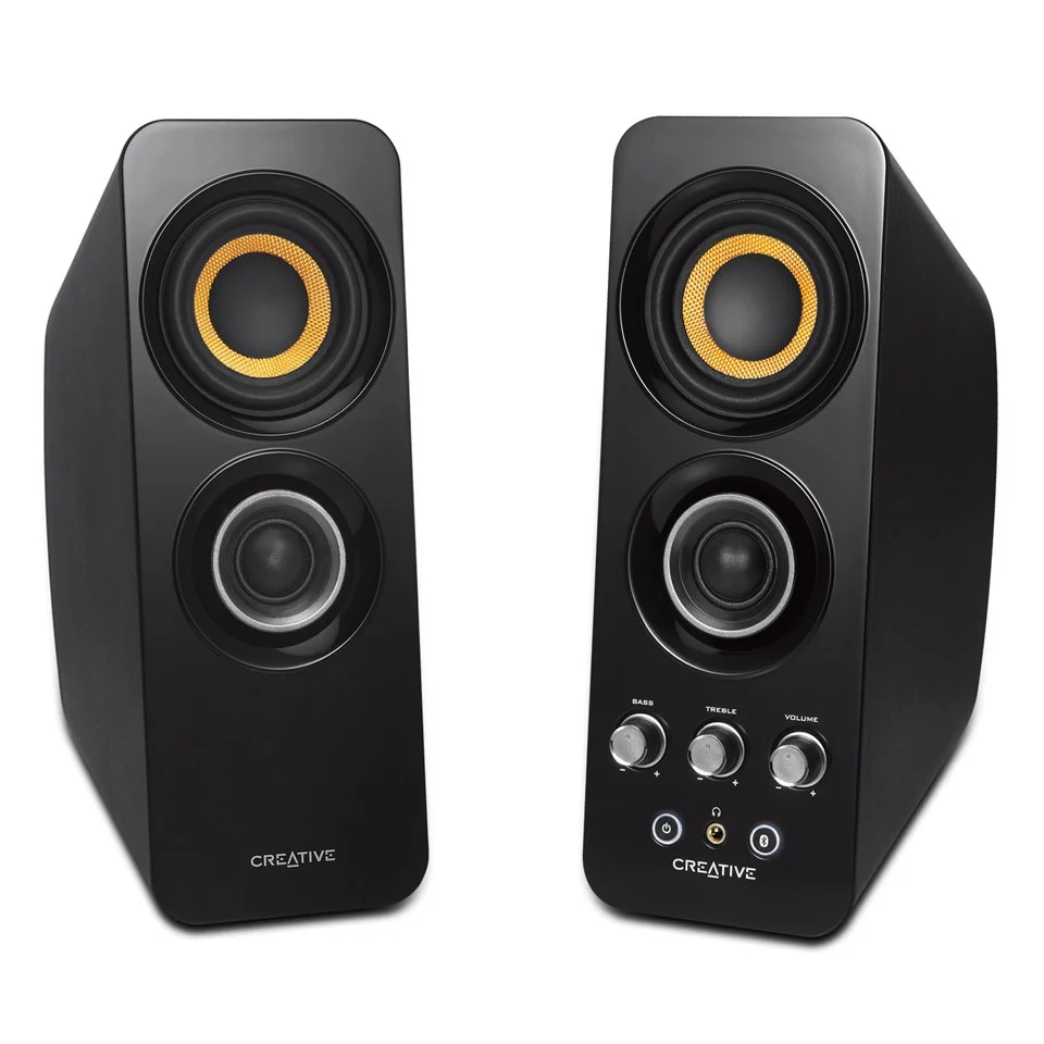 Creative T30 Wireless, Bluetooth and NFC 2.0 PC Speakers - Black Bild 1