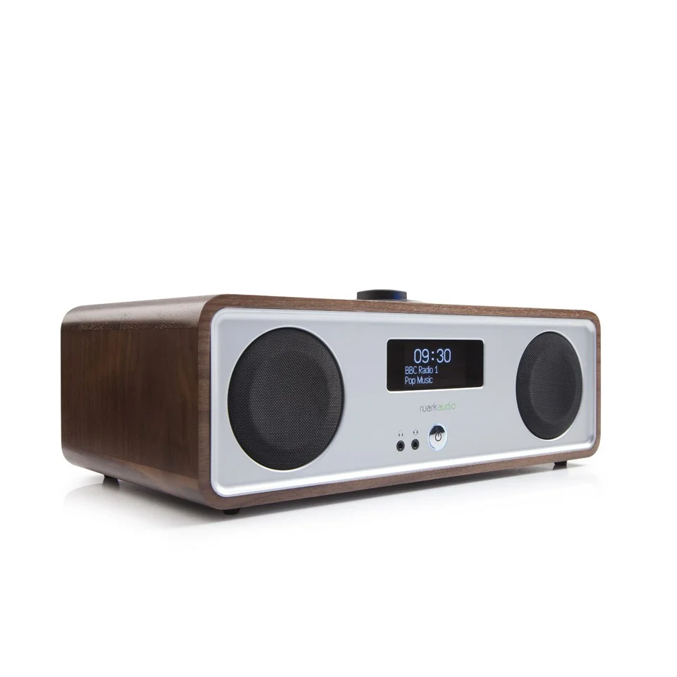Ruark Audio R2 MKIII Tabletop Bluetooth and Wi-Fi Stereo - Rich Walnut Veneer Bild 1