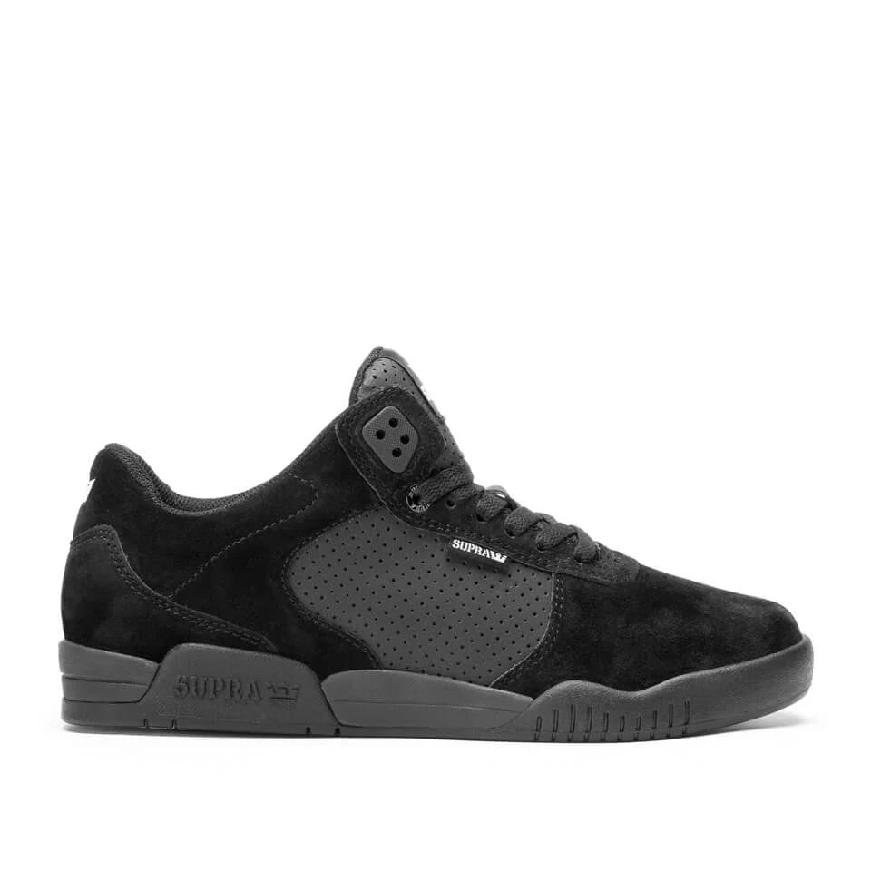 Supra Men's Ellington Mid Top Trainers - Black/Black - UK 7 - Schwarz Bild 1