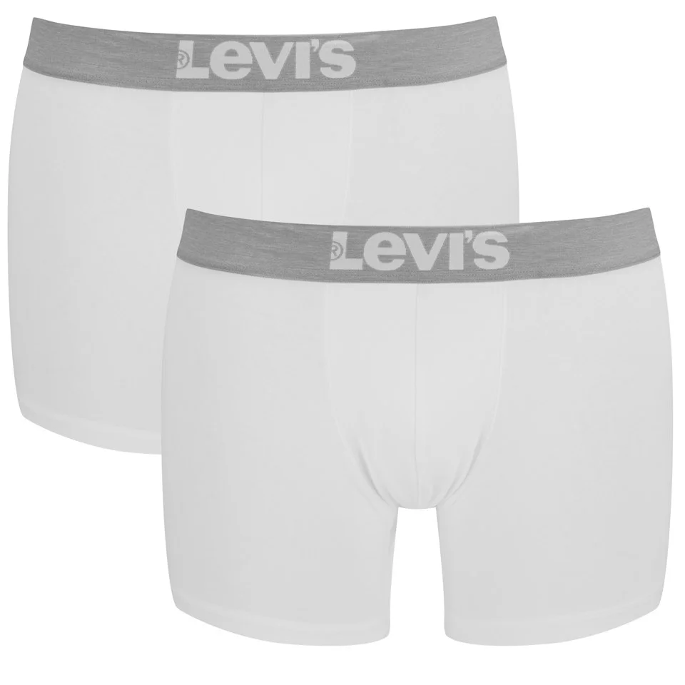 Levi's Men's 200SF 2-Pack Boxer Briefs - White - S - Weiß Bild 1