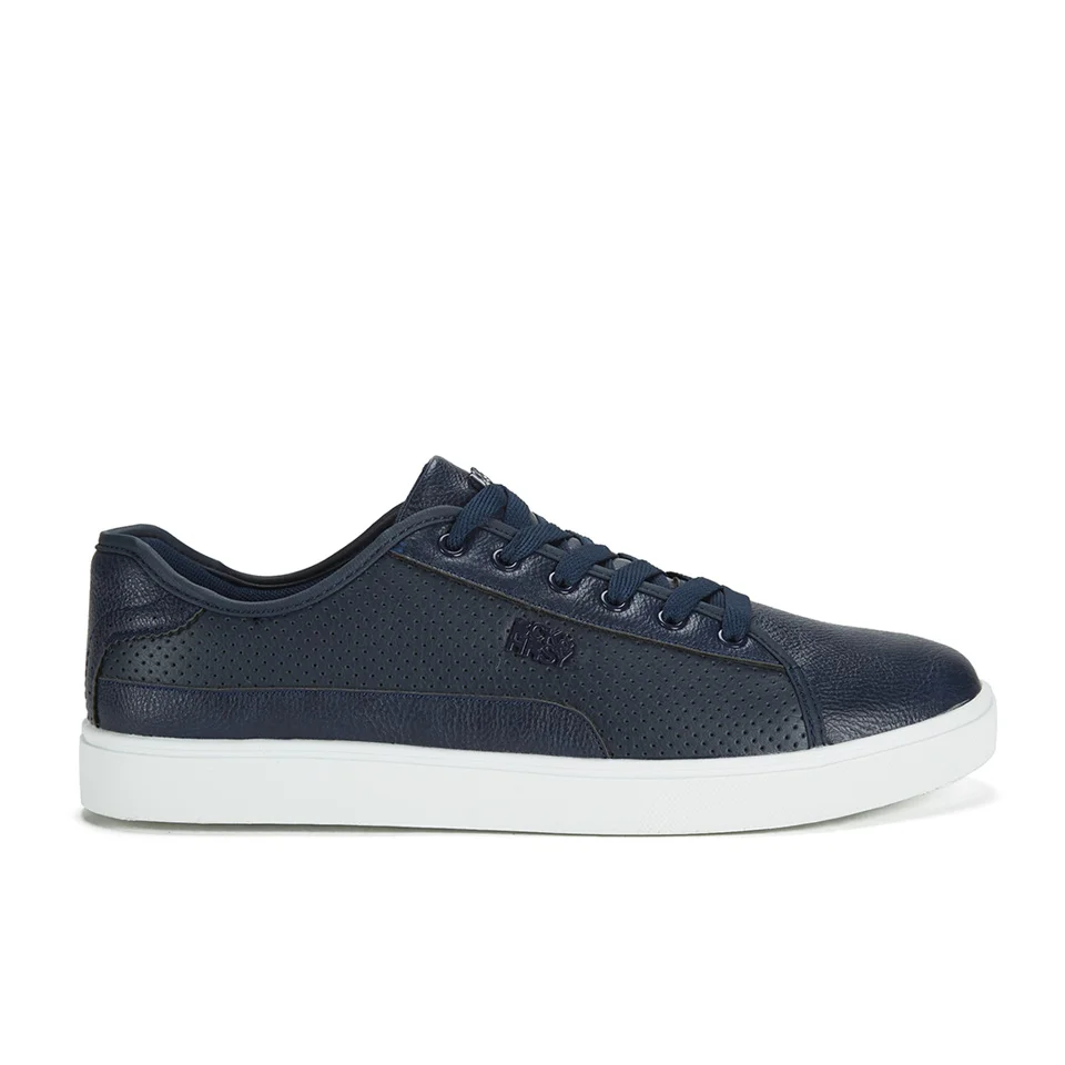 Beck & Hersey Men's Remis Perforated Trainers - Navy - UK 7 - Marineblau Bild 1