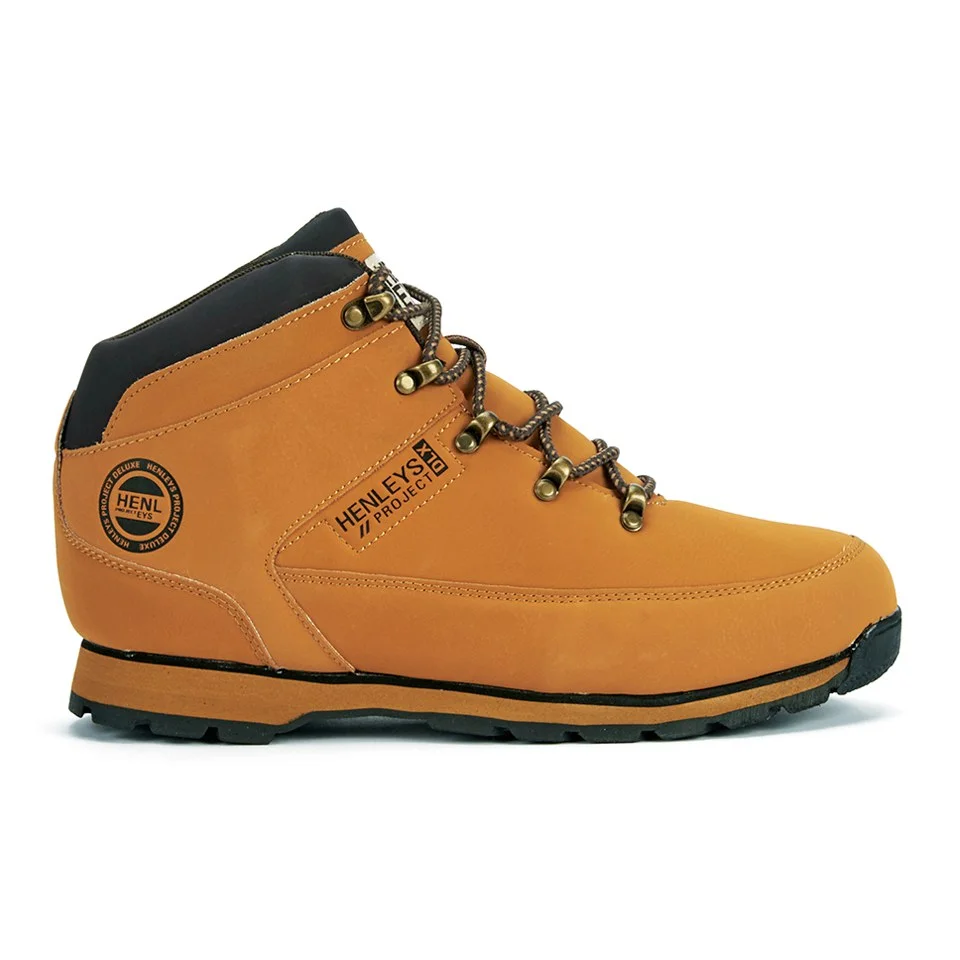 Henleys Men's Hiker Boots - Honey - UK 7 - Braun Bild 1