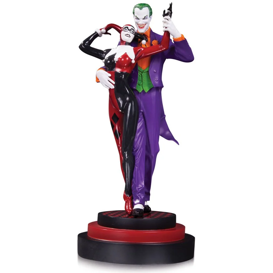 DC Collectibles DC Comics Batman Joker and Harley Quinn 2nd Edition 12 Inch Statue Bild 1