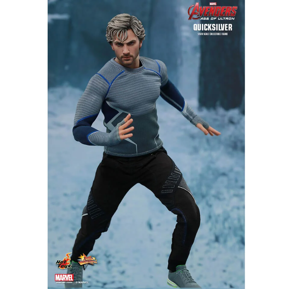 Hot Toys Marvel Avengers Age Of Ultron Quicksilver 1:6 Scale Figure Bild 1