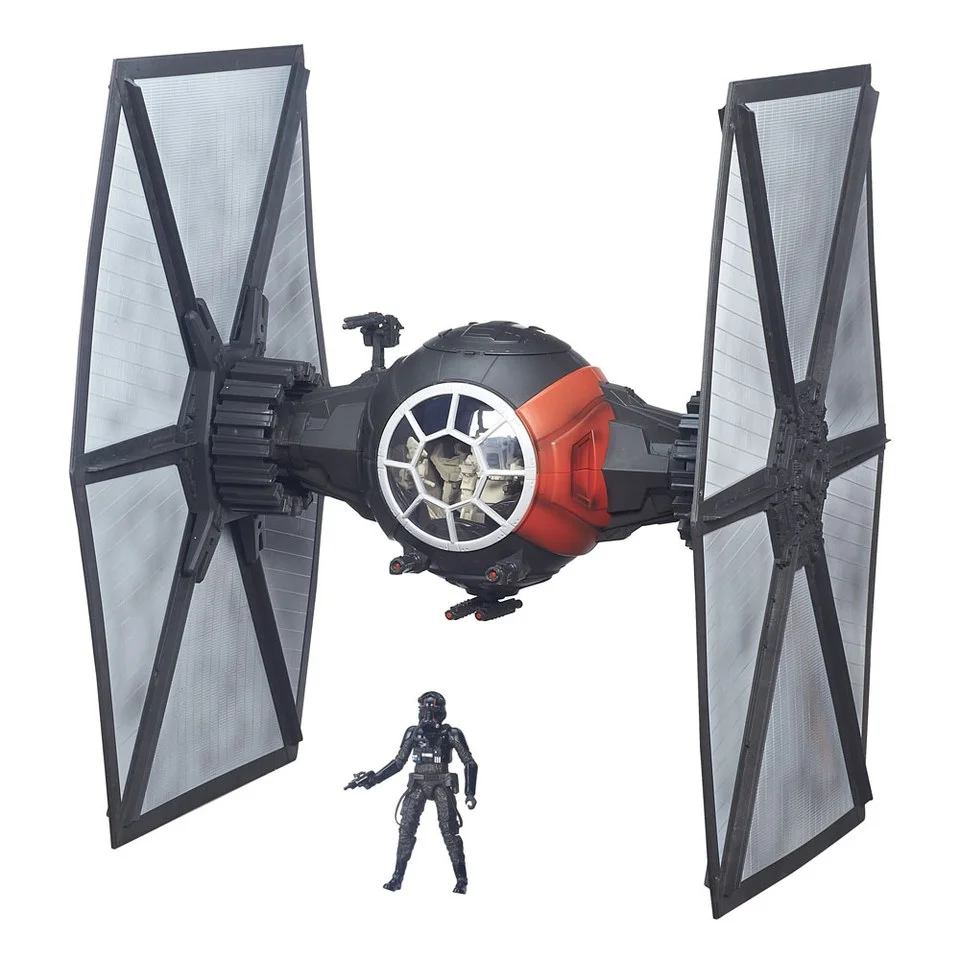 Star Wars The Force Awakens Black Series First Order Special Forces Tie Fighter Starfighter Deluxe 6 Inch Vehicle Bild 1