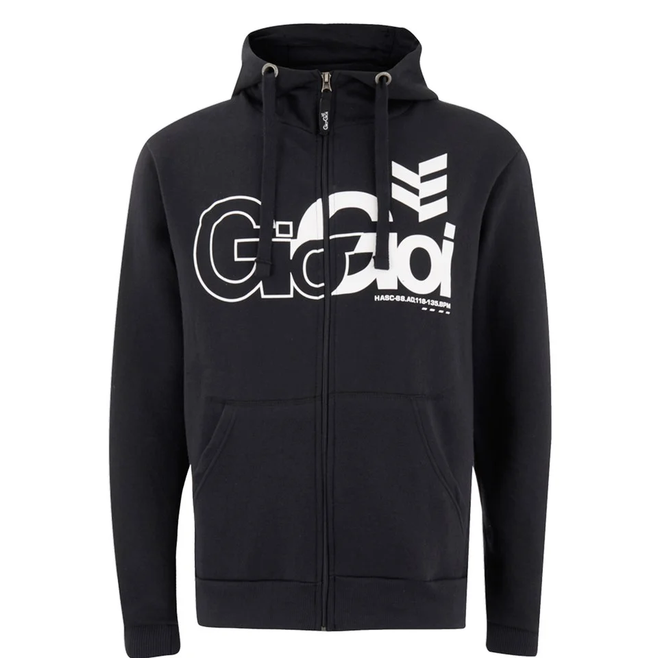 Gio Goi Men's Lancer Zip Through Hoody - Black - S - Schwarz Bild 1