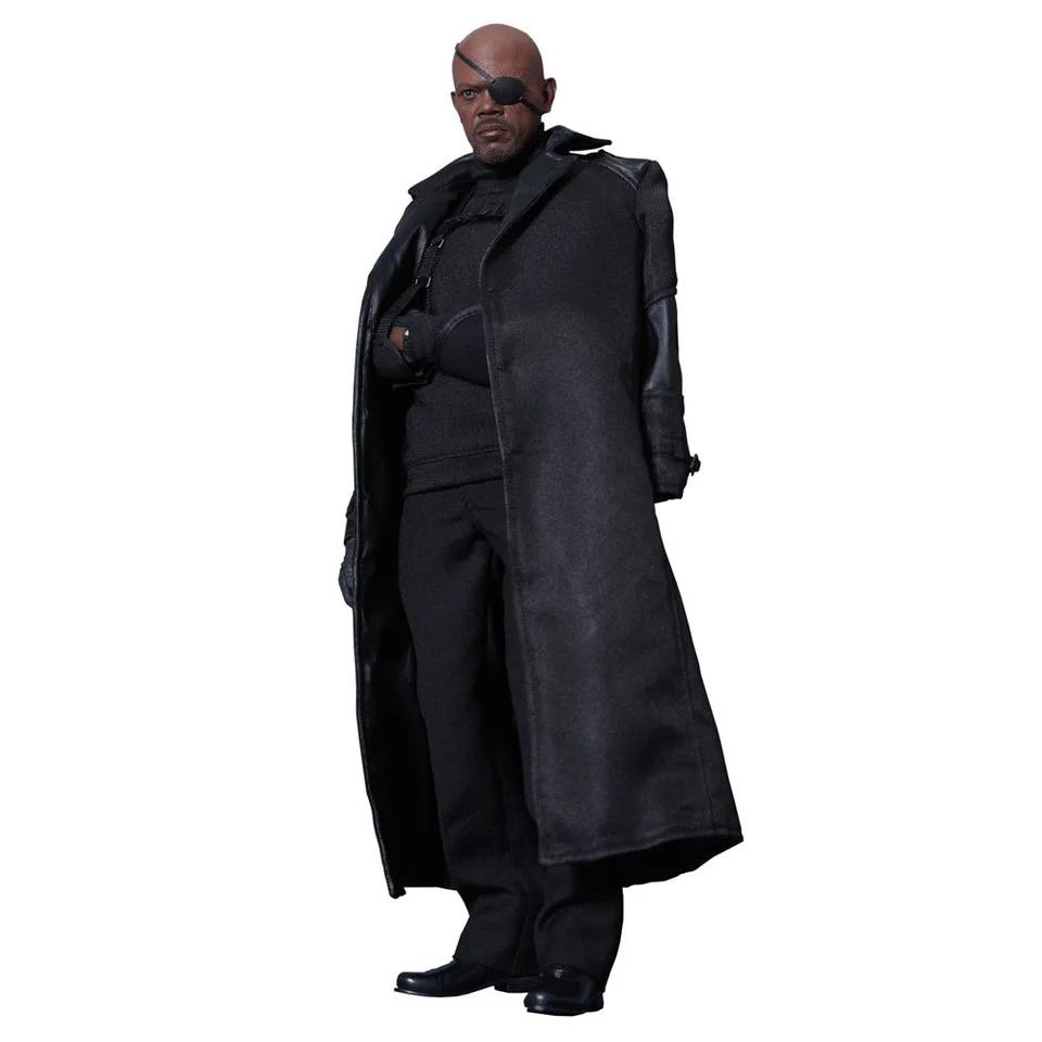 Hot Toys Marvel Captain America The Winter Soldier Nick Fury 1:6 Scale Figure Bild 1
