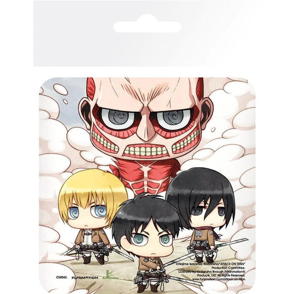 Attack On Titan Group - Coaster Bild 1