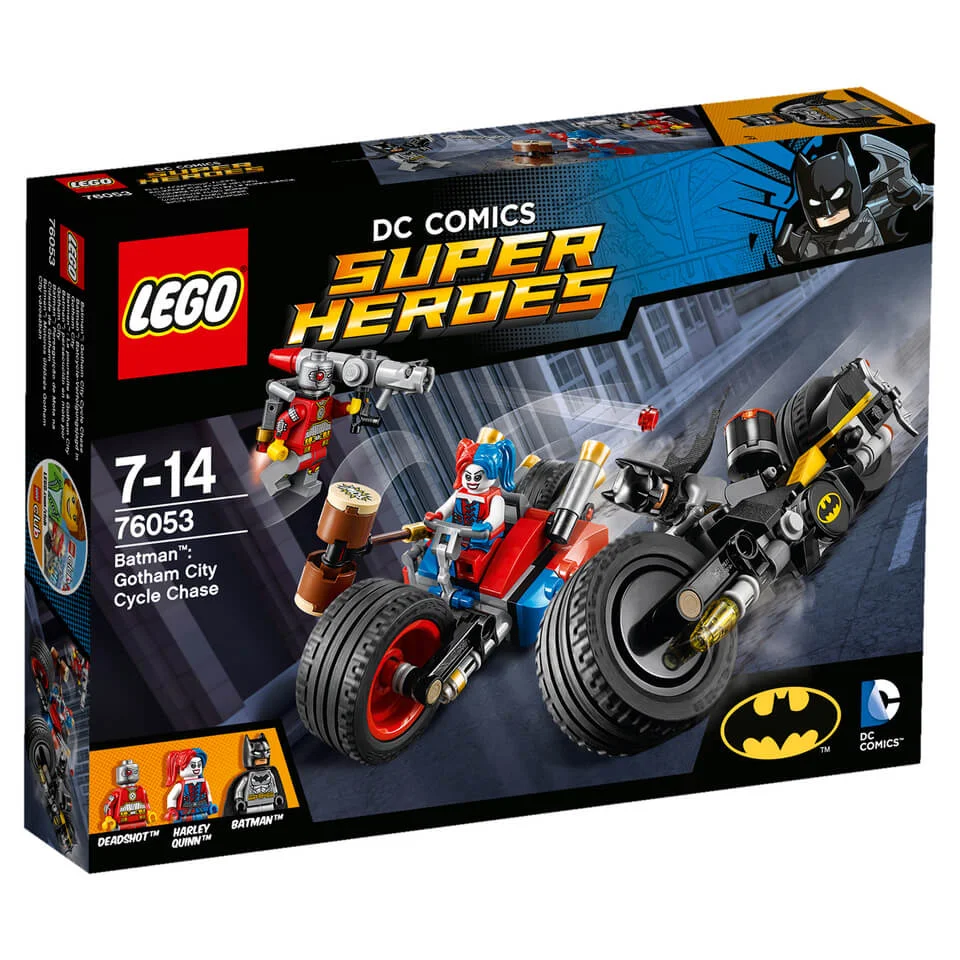 LEGO DC Comics Batman Batcycle-Verfolgungjagd in Gotham City (76053) Bild 1