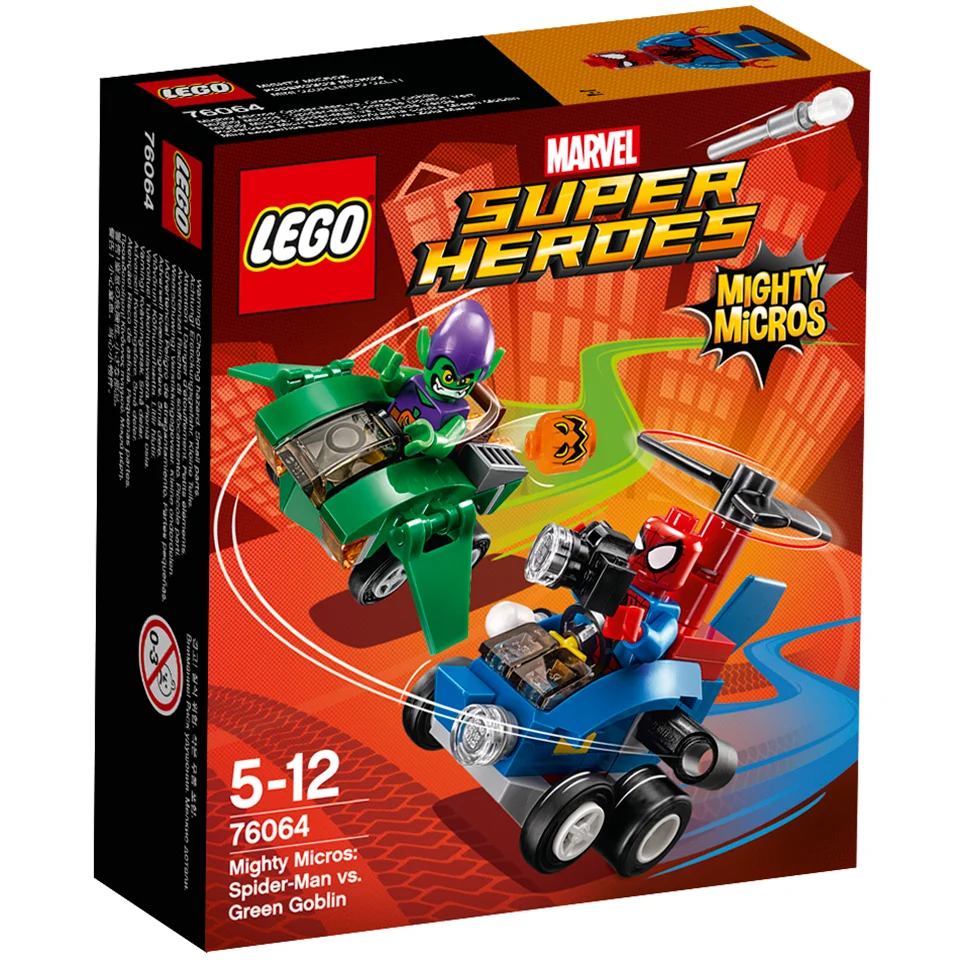 LEGO DC vs. Marvel: Mighty Micros: Spider-Man vs. Green Goblin (76064) Bild 1
