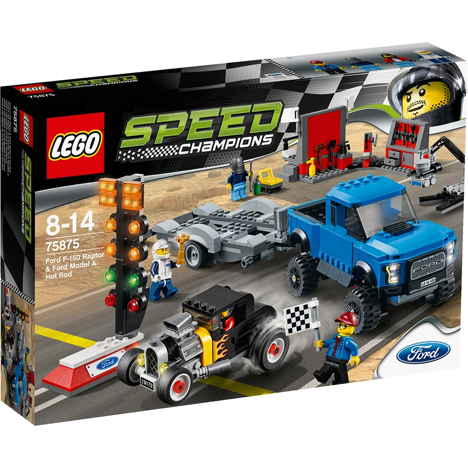 LEGO Speed Champions: Ford F-150 Raptor and Ford Model A Hot Rod (75875) Bild 1