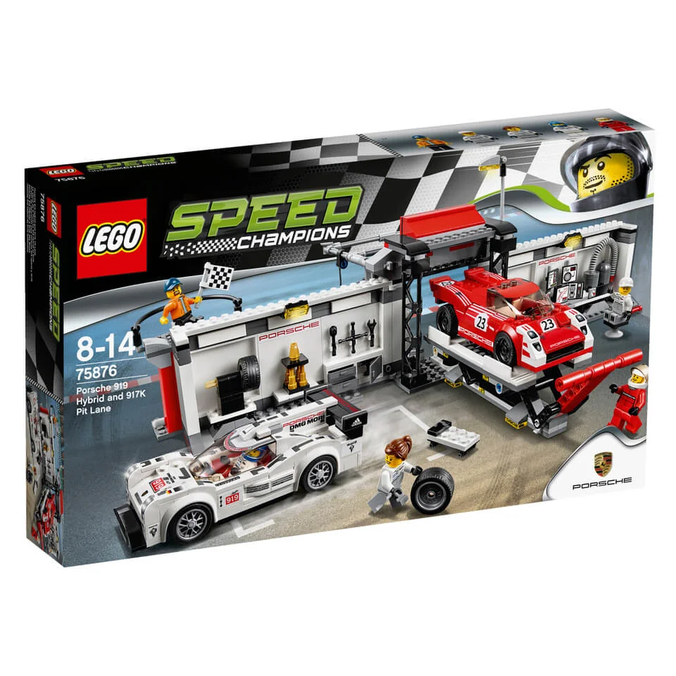 LEGO Speed Champions: Porsche 919 Hybrid and 917K Pit Lane (75876) Bild 1