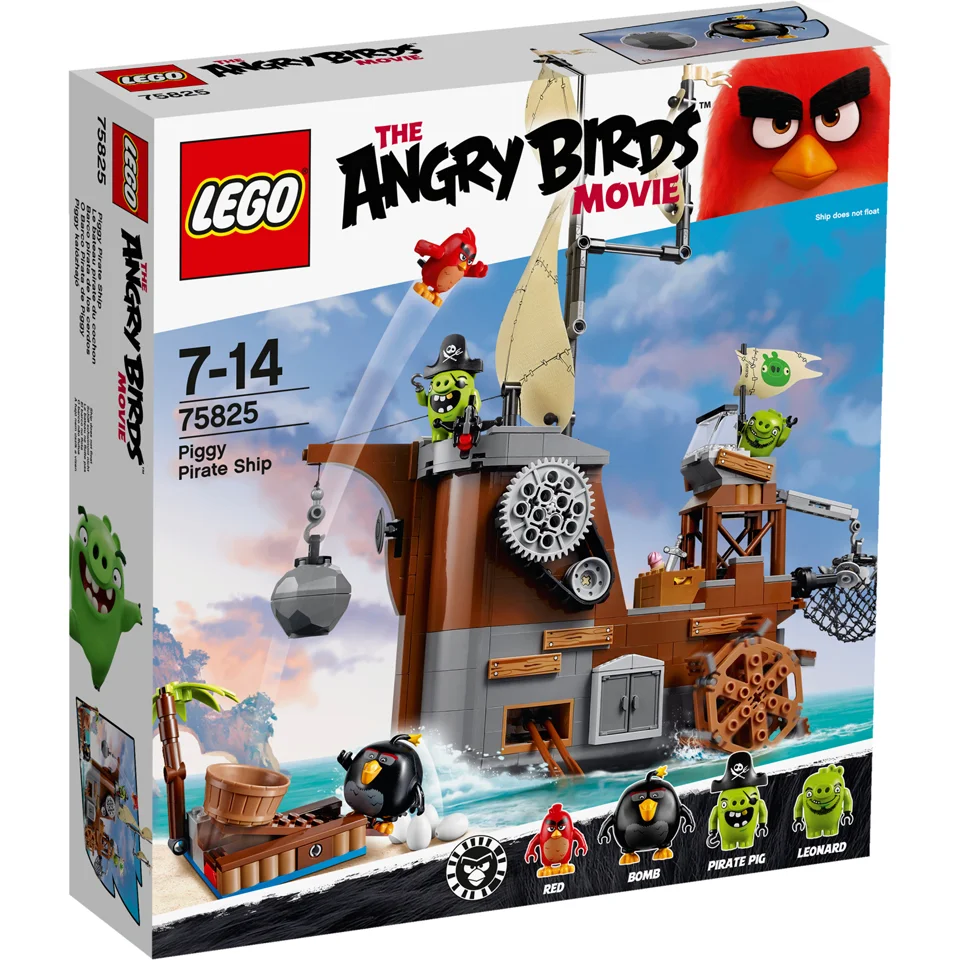 LEGO Angry Birds: Piggy Pirate Ship (75825) Bild 1