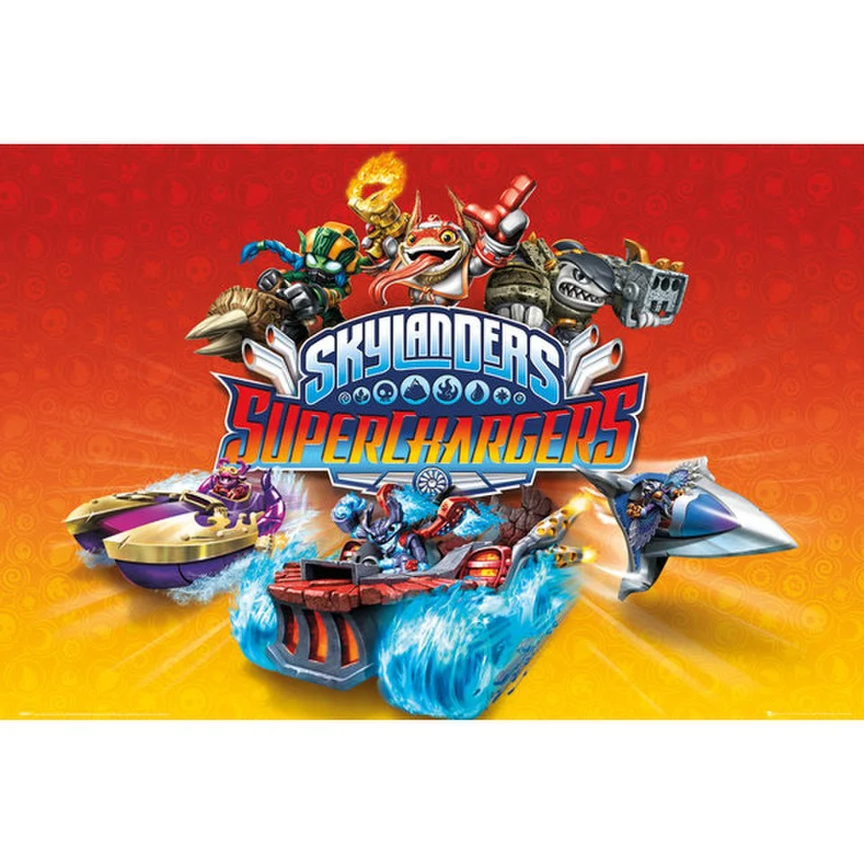 Skylanders Superchargers Characters - 24 x 36 Inches Maxi Poster Bild 1