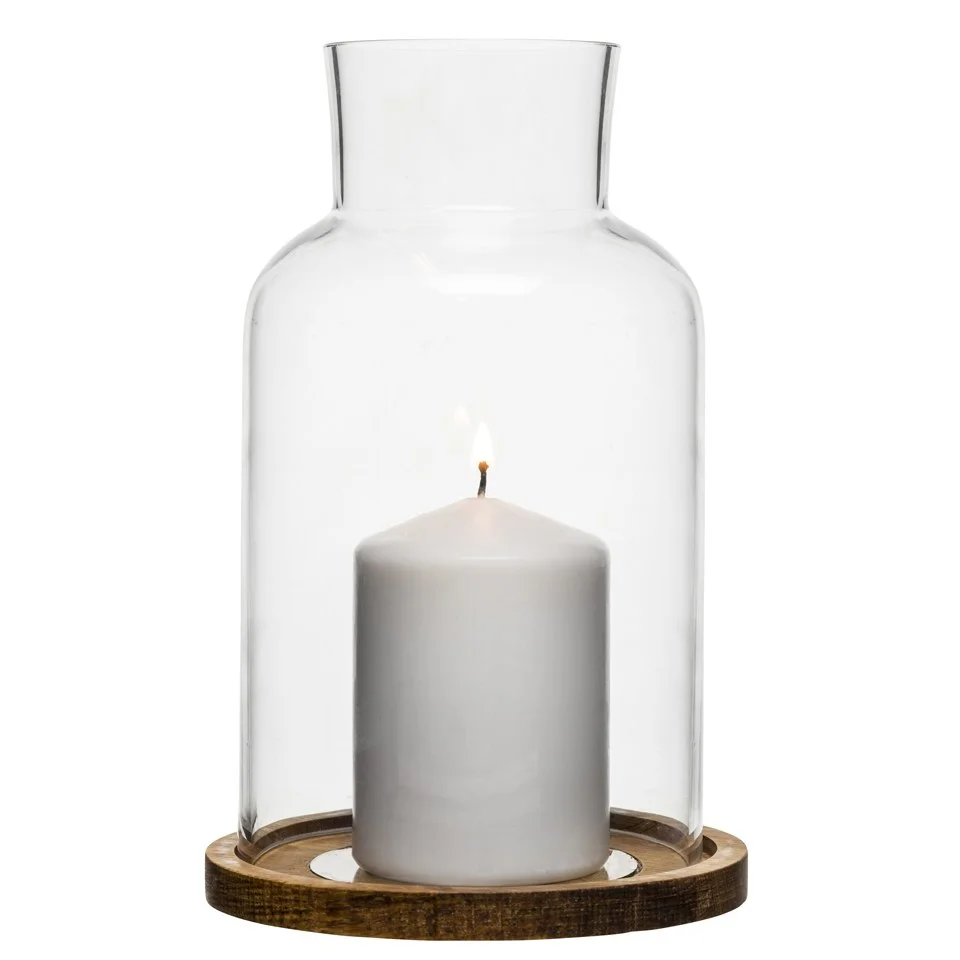 Sagaform Oval Oak Candle Holder Bild 1