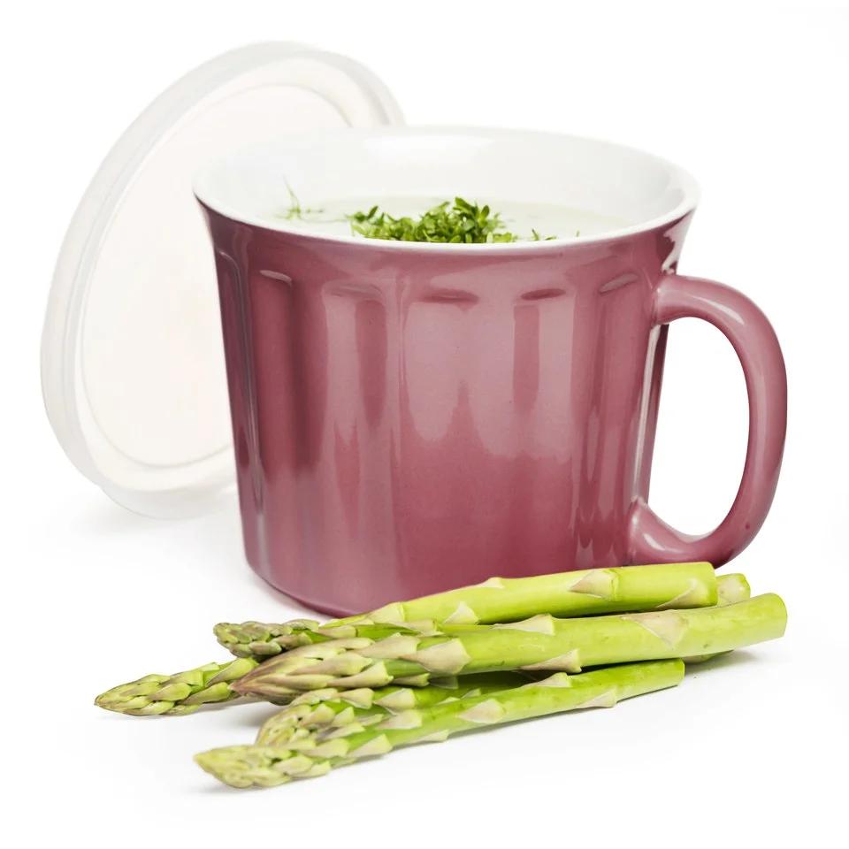 Sagaform Soup Mug with Lid - Pink Bild 1
