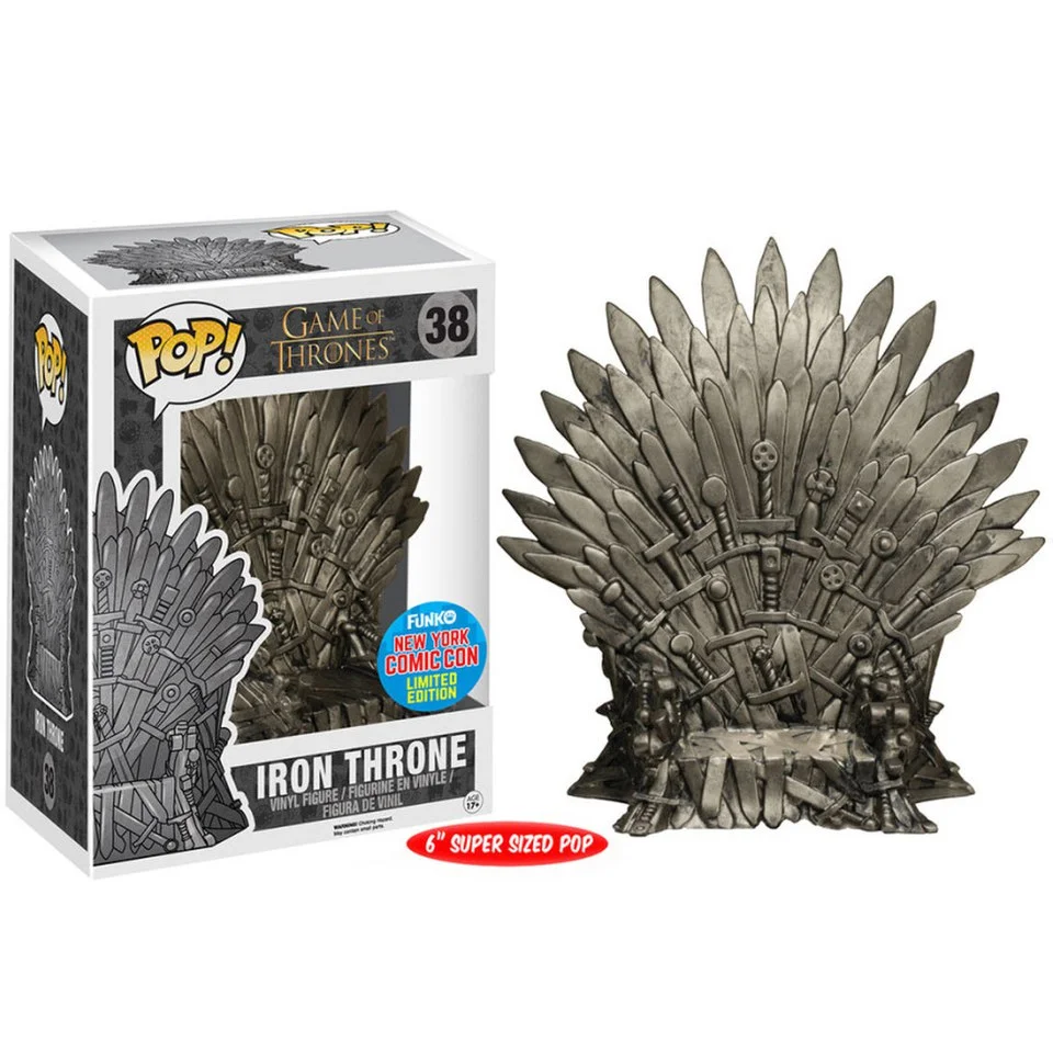 NYCC Game of Thrones The Iron Throne Exclusive 6 Inch Funko Pop! Figur Bild 1