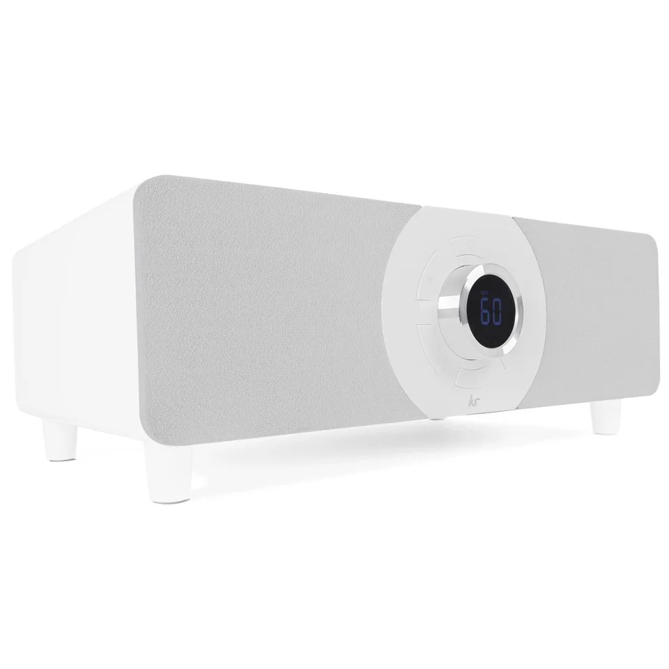 Kitsound Boom Evolution 110W Bluetooth Docking Station - White Bild 1