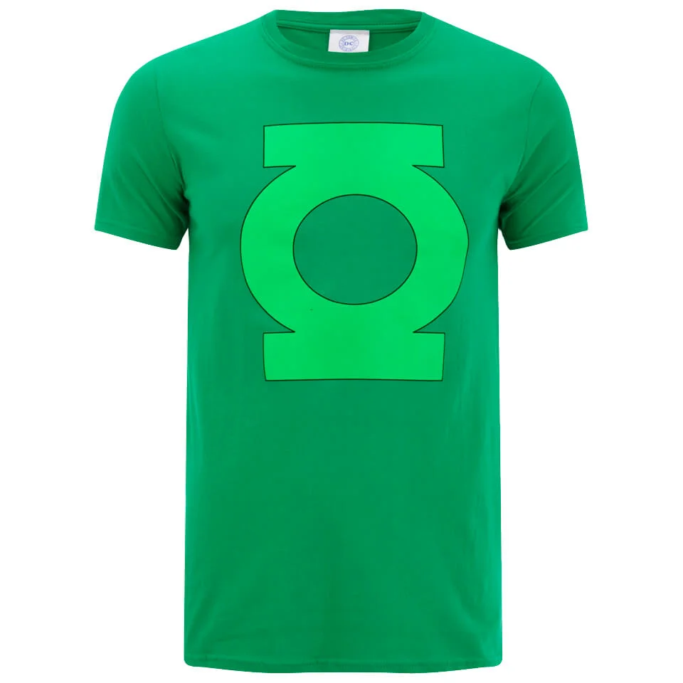 DC Comics Men's Green Lantern Logo T-Shirt - Green - S - Grün Bild 1