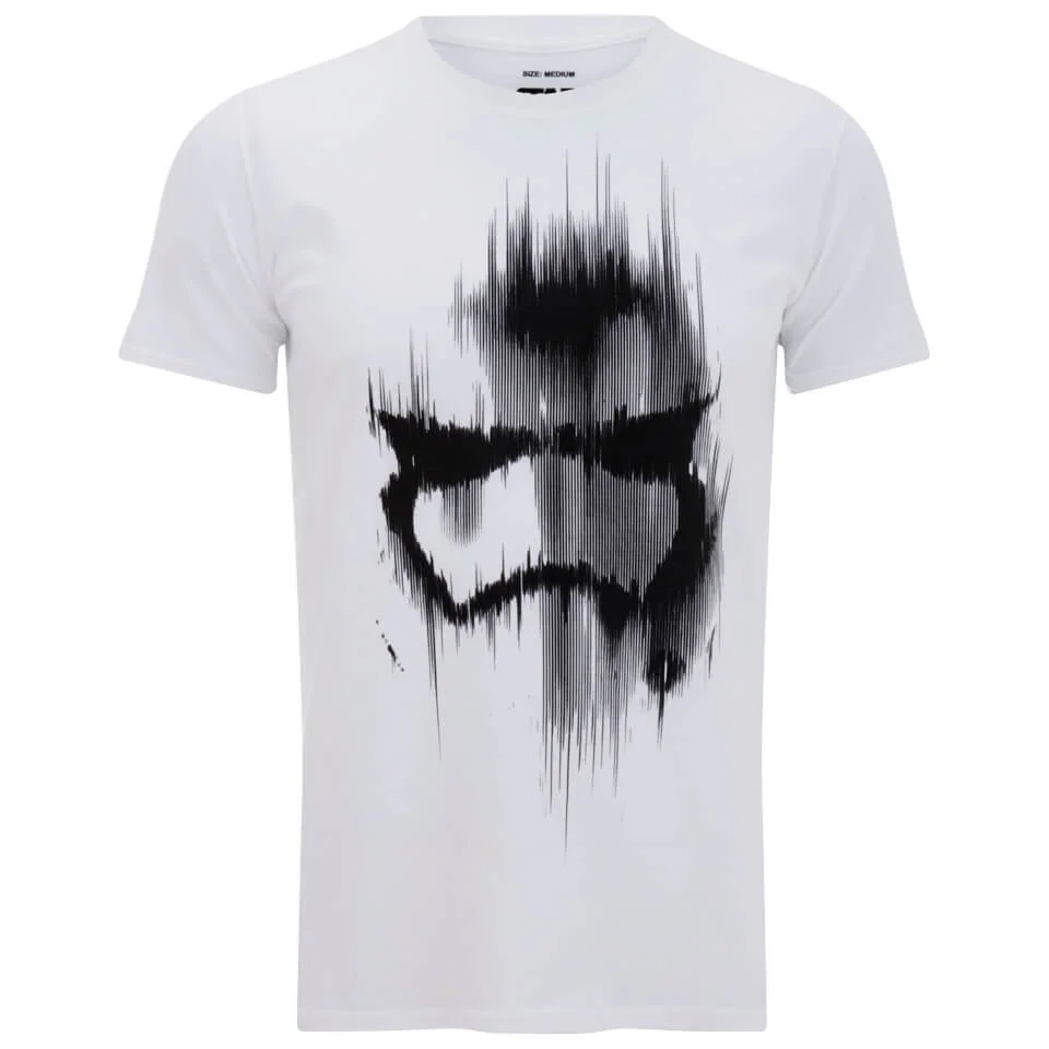 Star Wars Trooper Mask Herren T-Shirt - Weiss - S - Weiß Bild 1