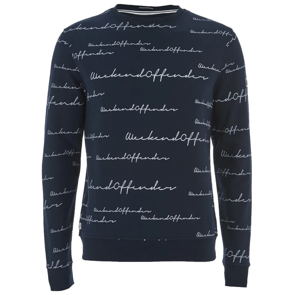 Weekend Offender Men's Dinara Sweatshirt - Navy - S - Marineblau Bild 1