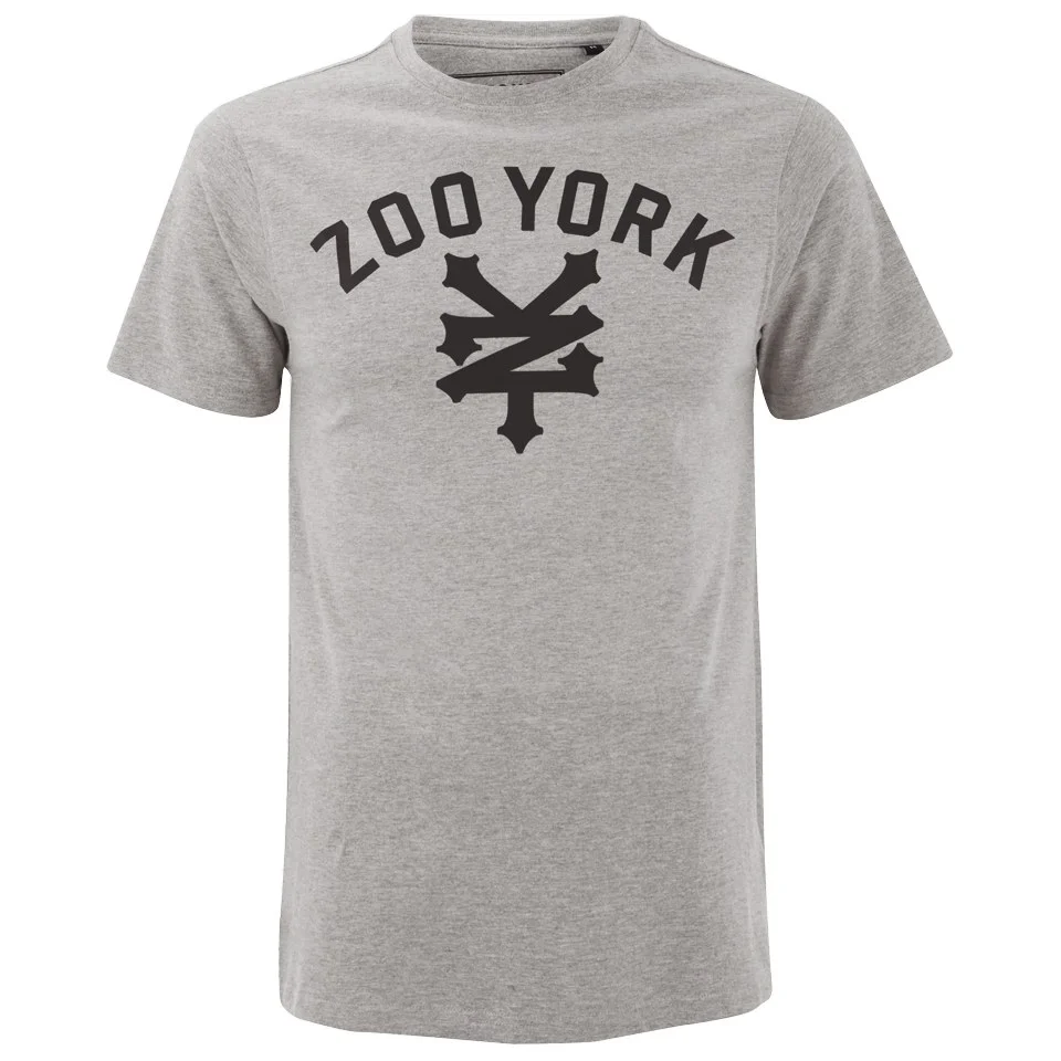 Zoo York Men's Templeton T-Shirt - Ath Grey - S - Grau Bild 1