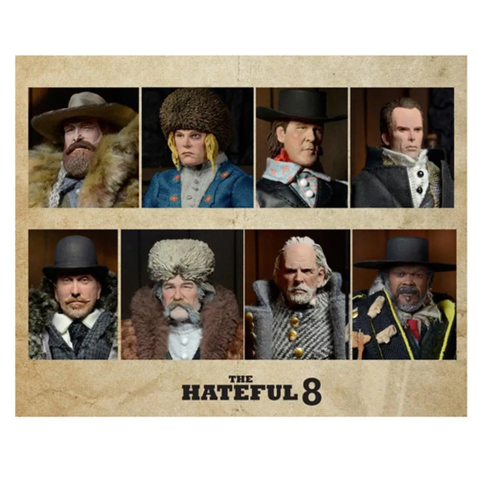 NECA The Hateful Eight Major Marquis Warren 8 Inch Clothed Action Figure Bild 1