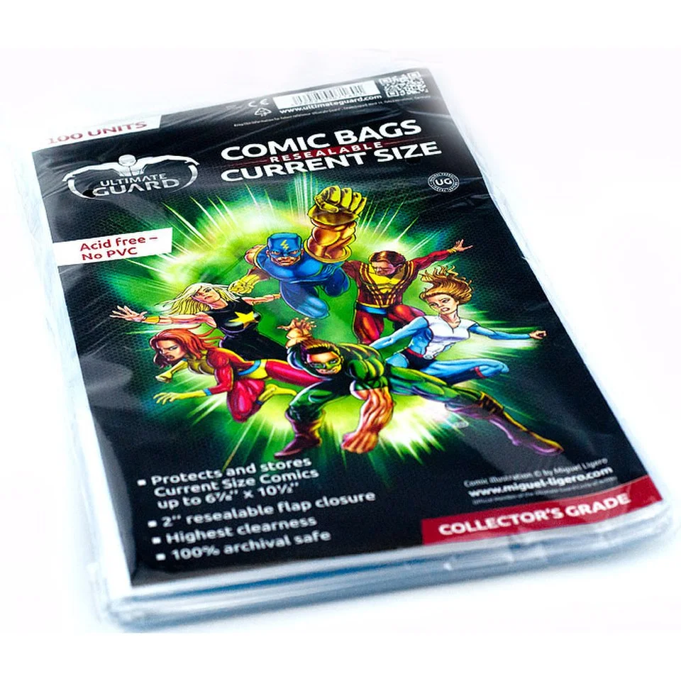 Ultimate Guard Resealable Comic Bags Current Size 100 Bild 1