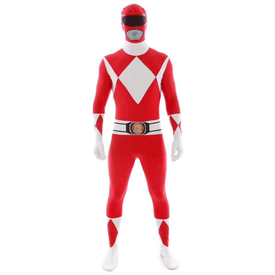 Morphsuit Adults' Power Rangers Red - M - Rot Bild 1