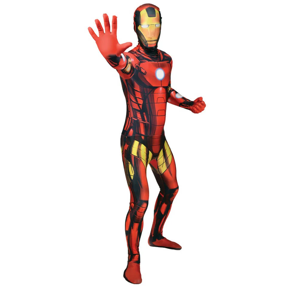 Morphsuit Adults' Marvel Iron Man - M - Rot Bild 1