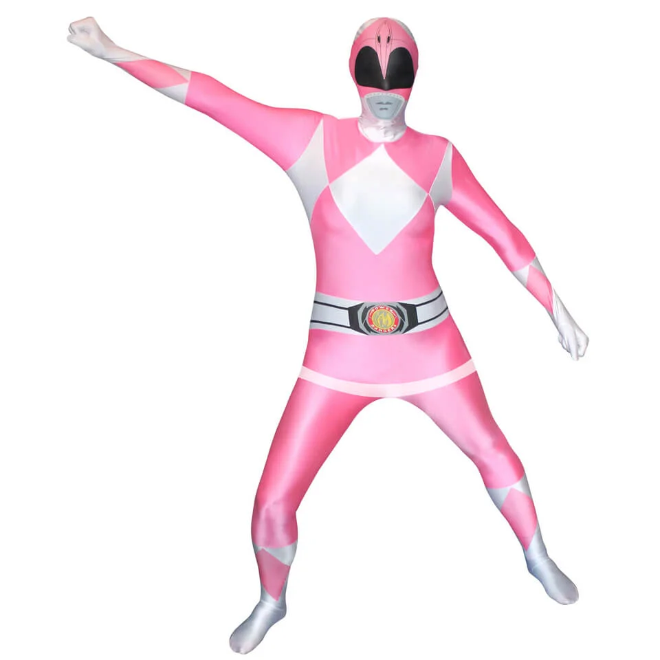 Morphsuit Adults' Power Rangers Pink - M - Rosa Bild 1